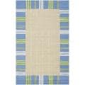 Handmade Children's Plaid Beige New Zealand Wool Rug (8' x 10')