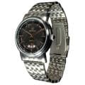 Steinhausen Men's Metal Quartz Date Black Dial Watch