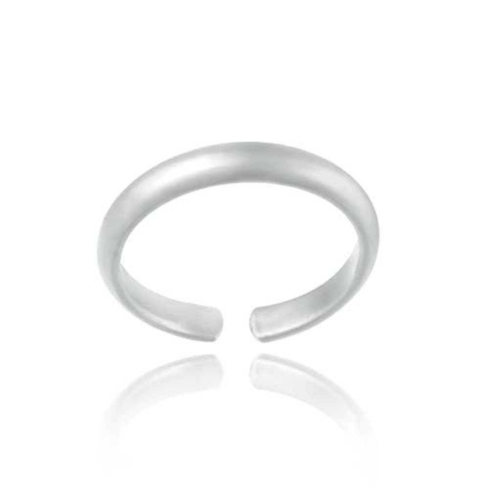 Mondevio Womans Sterling Silver/Gold overlay High polished Toe Ring