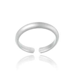 Mondevio Woman's Sterling Silver/Gold-overlay High-polished Toe Ring