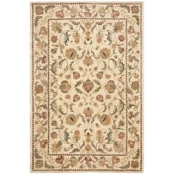 Hot Deal Handmade Eden Ivory Hand-spun Wool Rug (9'6 x 13'6)