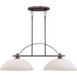 Nuvo Bentley 2-light Hazel Bronze Pendant