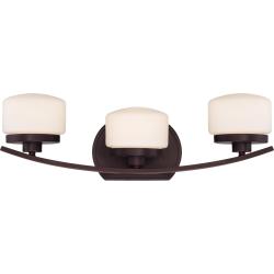 Nuvo Austin 3-light Russet Bronze Vanity Fixture