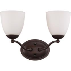 Nuvo Patton 2-light Prairie Bronze Vanity Fixture