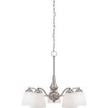 Nuvo Patton 5-light Brushed Nickel Fluorescent Chandelier