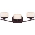 Nuvo Austin 3-light Russet Bronze Vanity Fixture