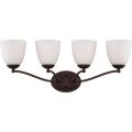 Nuvo Patton 4-light Prairie Bronze Vanity Fixture