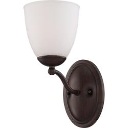 Nuvo Patton 1-light Prairie Bronze Fluorescent Vanity Fixture