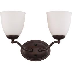 Nuvo Patton 2-light Prairie Bronze Fluorescent Vanity Fixture