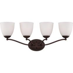 Nuvo Patton 4-light Prairie Bronze Fluorescent Vanity Fixture