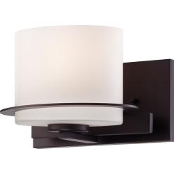 Nuvo Loren 1-light Venetian Bronze Vanity Fixture