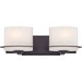 Nuvo Loren 2-light Venetian Bronze Vanity Fixture