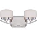 Nuvo 'Austin' 2-light Polished Nickel Vanity Fixture