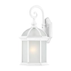 Nuvo Boxwood 1-light White 19-inch Wall Sconce
