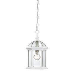 Nuvo Boxwood 1-light White 14-inch Hanging Fixture