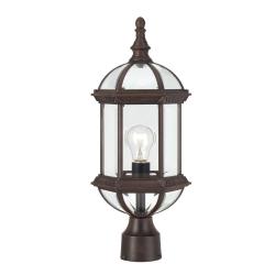 Nuvo Boxwood 1-light Rustic Bronze 19-inch Post Fixture