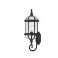 Nuvo Boxwood 1-light Textured Black 22-inch Wall Sconce