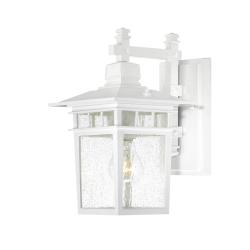 Nuvo Cove Neck 1-light White Wall Sconce
