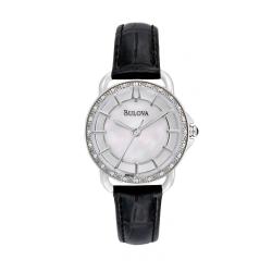 Bulova Women's Stainless Steel Diamond Quartz Watch