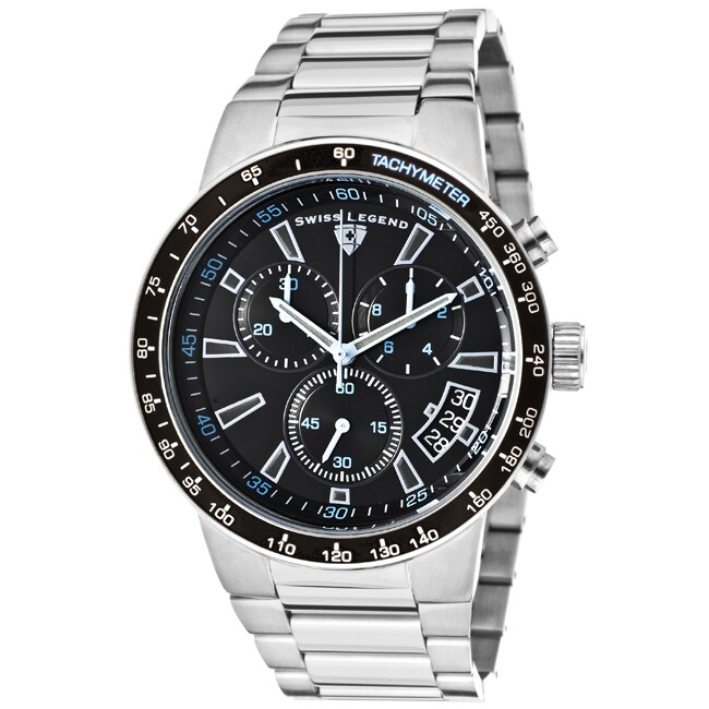 Swiss Legend Men's 'Endurance' Gunmetal Ion-plated Stainless Steel Watch