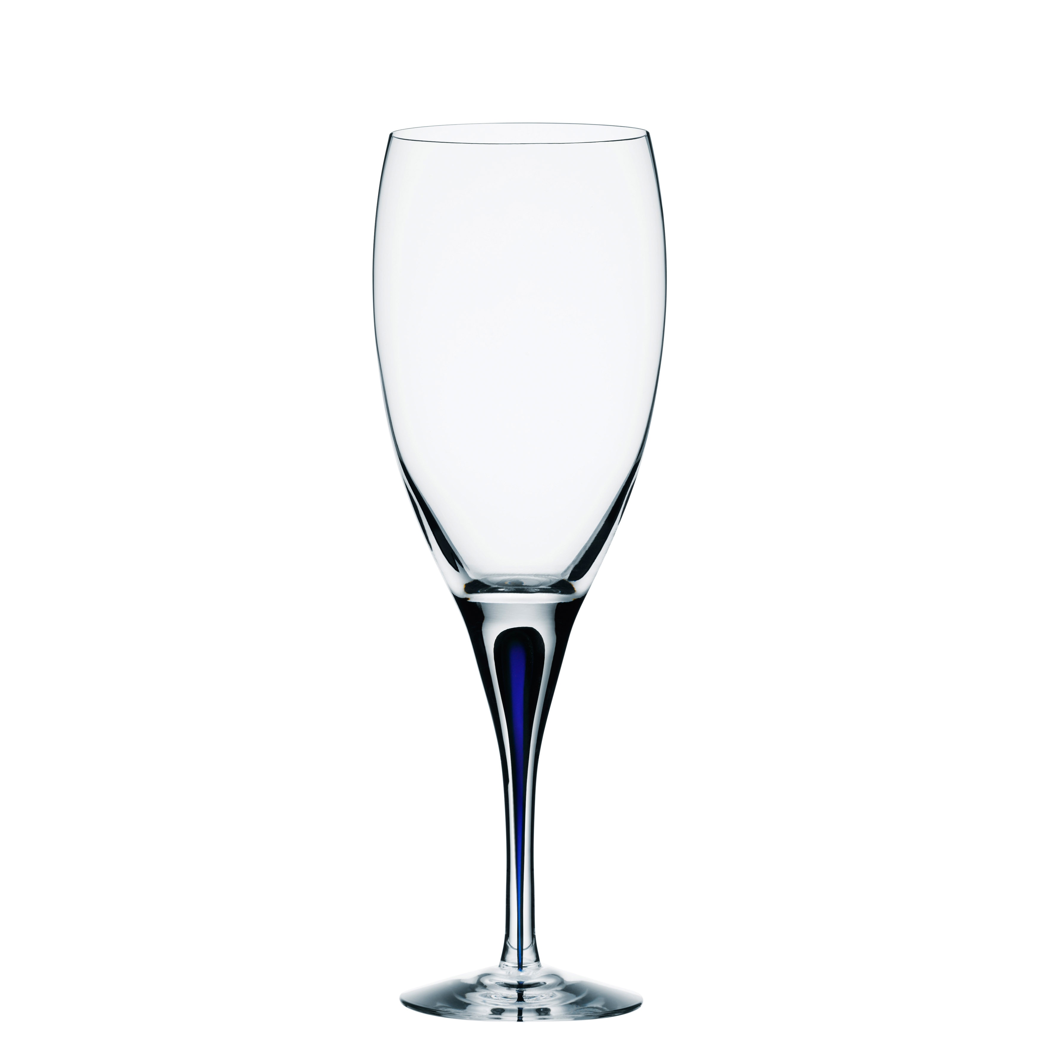 Orrefors Intermezzo Blue Wine Glass