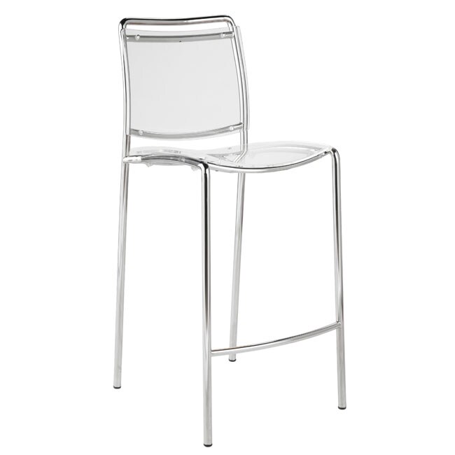 Stefie Clear Pro Counter Chairs (Set of 2)