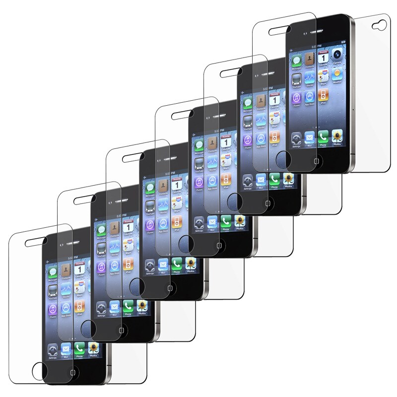 BasAcc Anti-glare Screen Protector  for Apple iPhone 4/ 4S (Pack of 6)