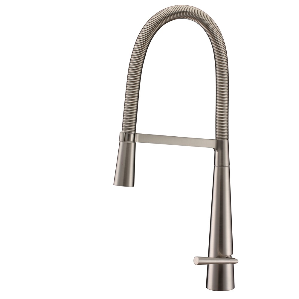 Ruvati Brushed Nickel Pullout Spray Kitchen Faucet