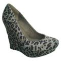 Women's Michael Antonio Anderson Black Leopard Fabric