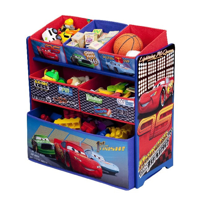 Disney Pixar Cars Multi-bin Toy Organizer
