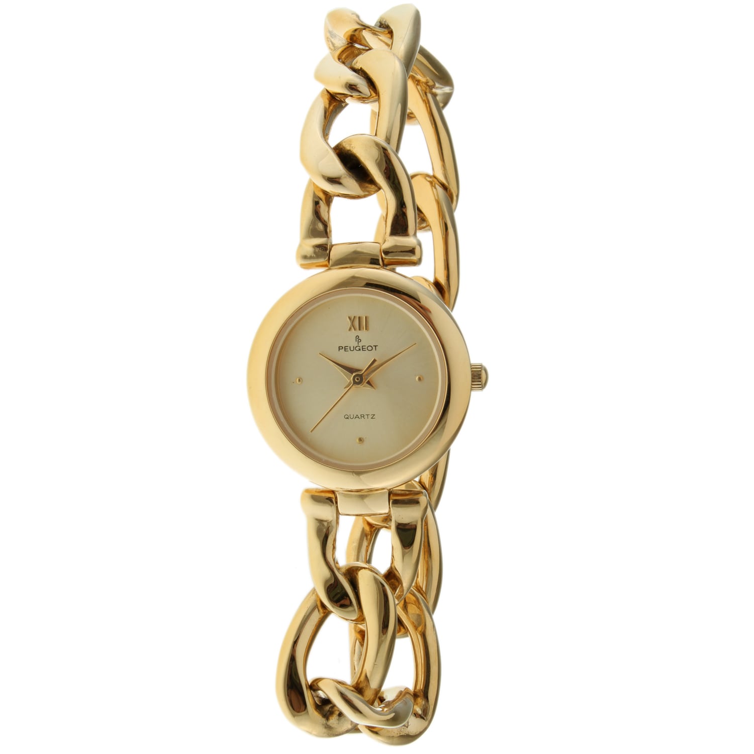 Peugeot Women's Goldtone Chain Link Watch
