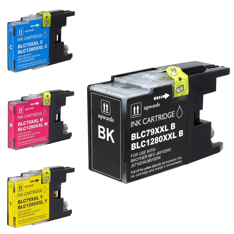 BasAcc Brother Compatible LC79 Extra-high-yield Ink Cartridges (Pack of 4)