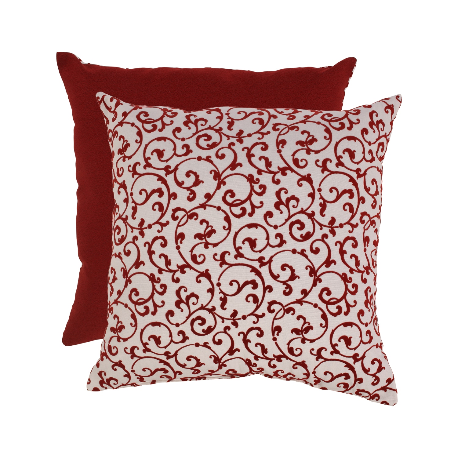Flocked Damask 23-inch Floor Pillow
