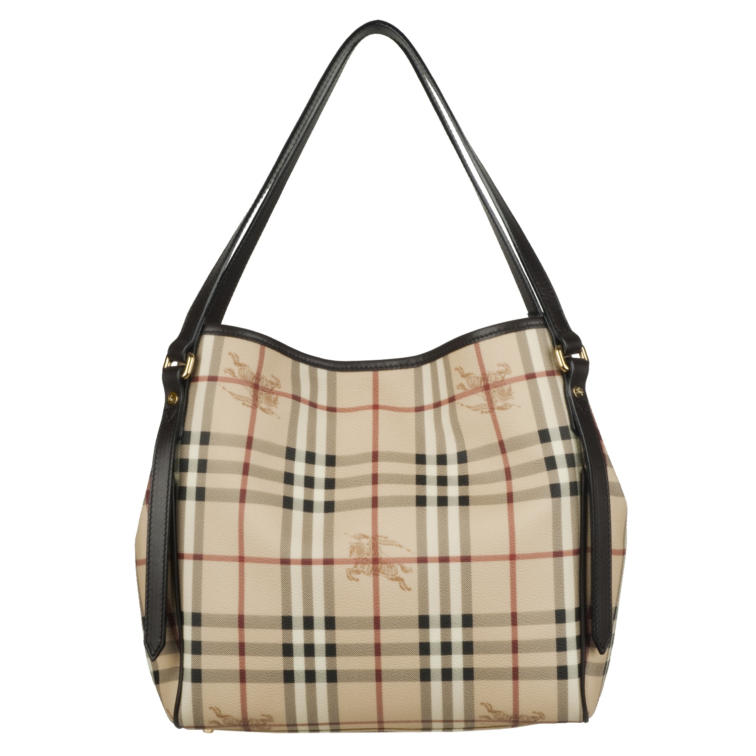 Burberry Haymarket Small Canterbury Tote