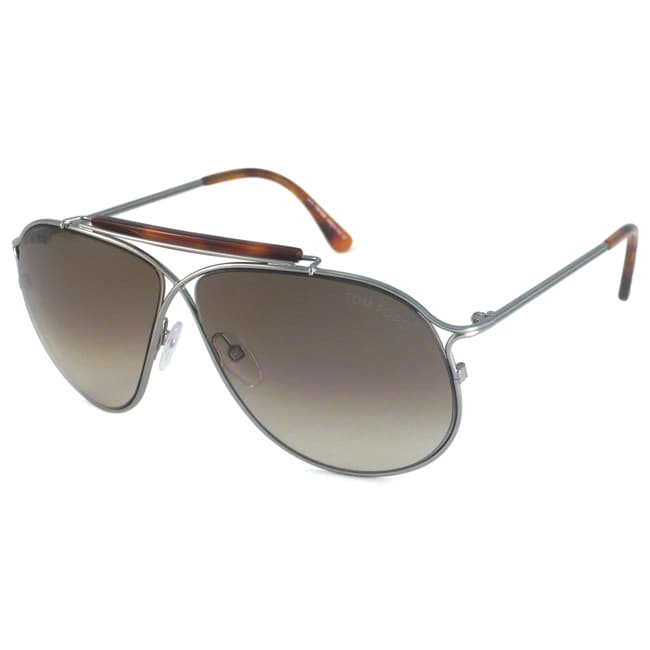Tom Ford Men's TF0193 Magnus Rectangular Sunglasses