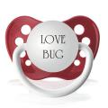 Personalized Pacifiers Love Bug Pacifier in Red