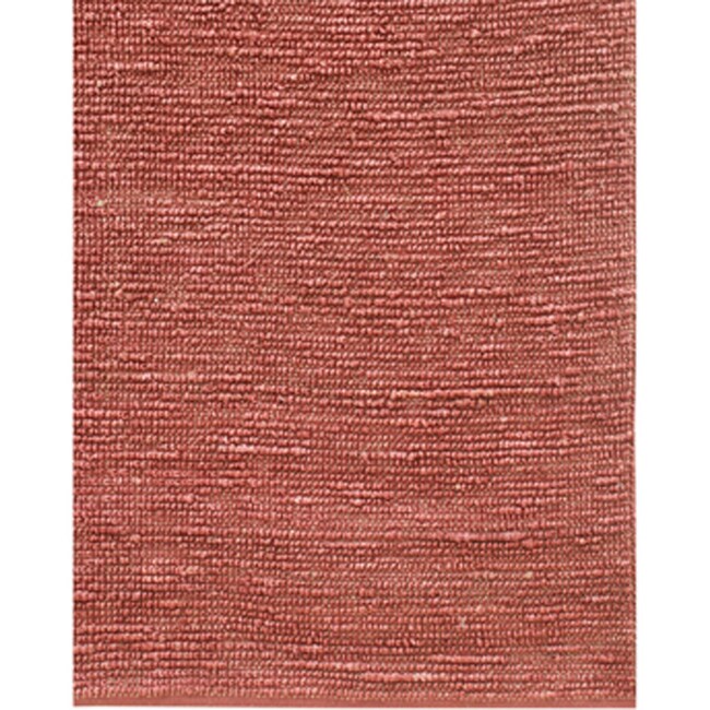 Hand-woven Solid Fuchsia Jute Rug (5' x 8')