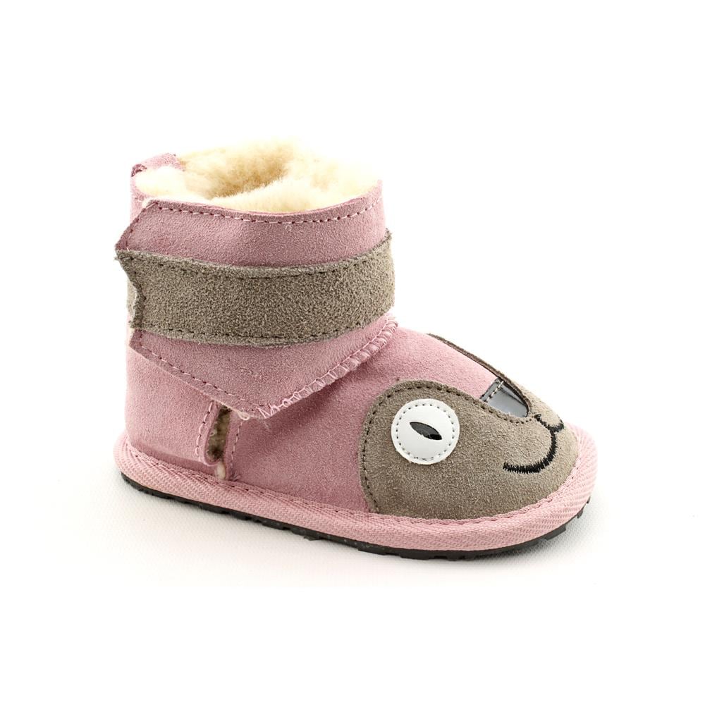 Emu Australia Girl's 'Little Creatures Walkers - Kitty' Regular Suede Boots