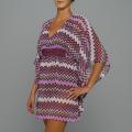 Perry Ellis V-Neck Tunic Swim Coverup