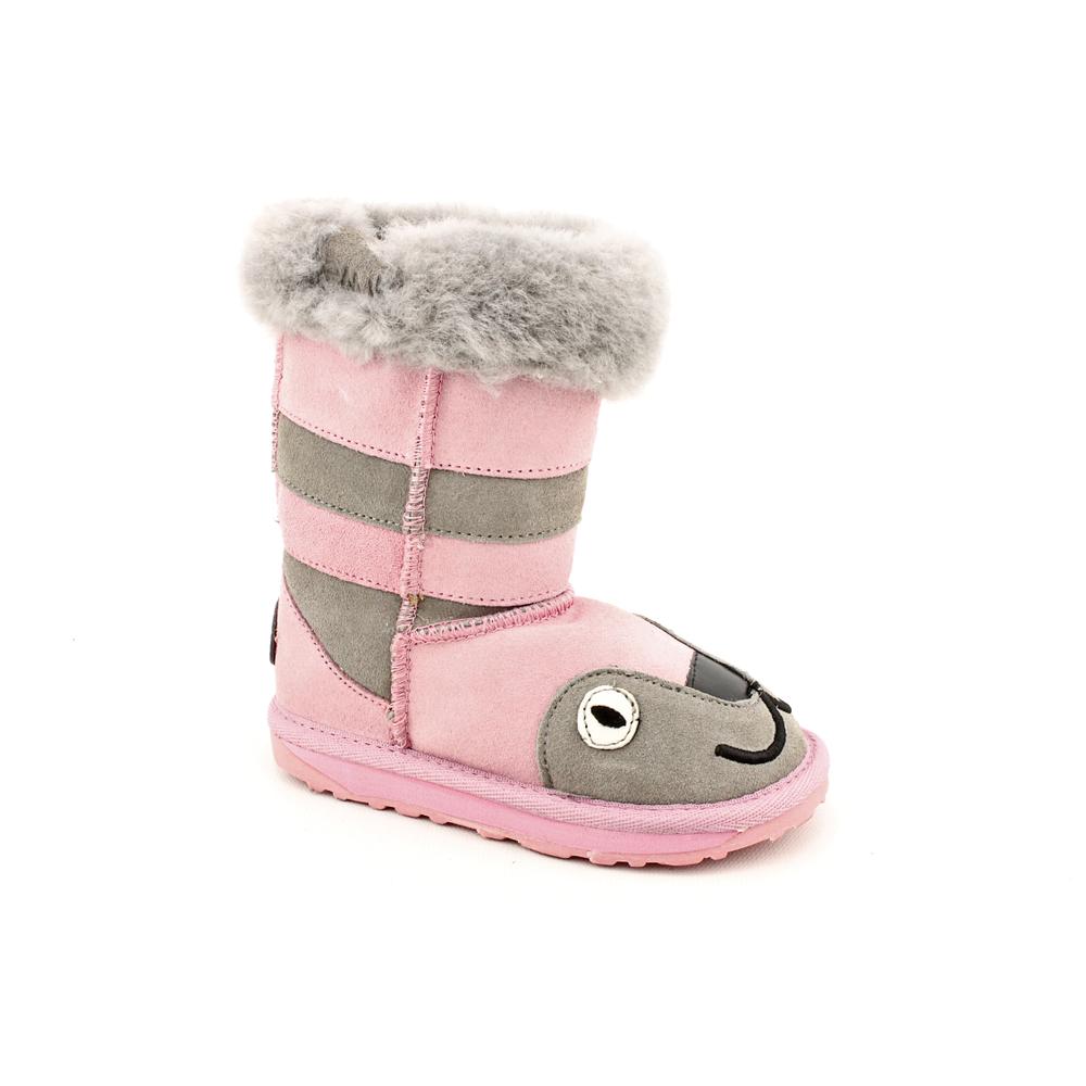 Emu Australia Girl's 'Little Creatures - Kitty' Regular Suede Boots