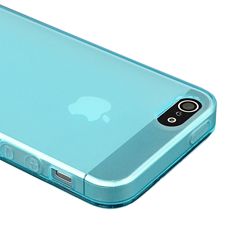 BasAcc Frost Clear Light Blue TPU Case for Apple iPhone 5