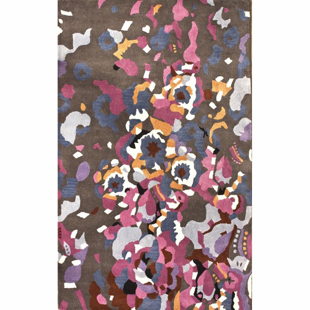 Handmade Confetti Multi Wool Rug (5' x 8')