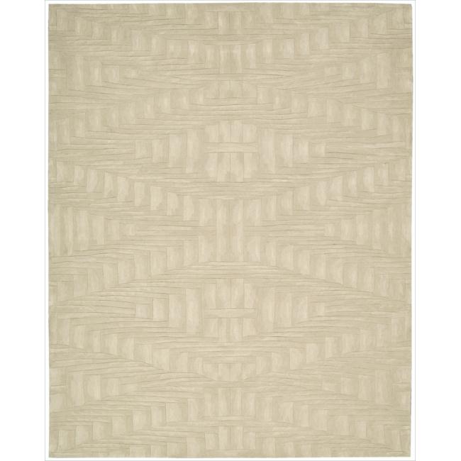 Hand-tufted Moda Cream Rug (8' x 11')