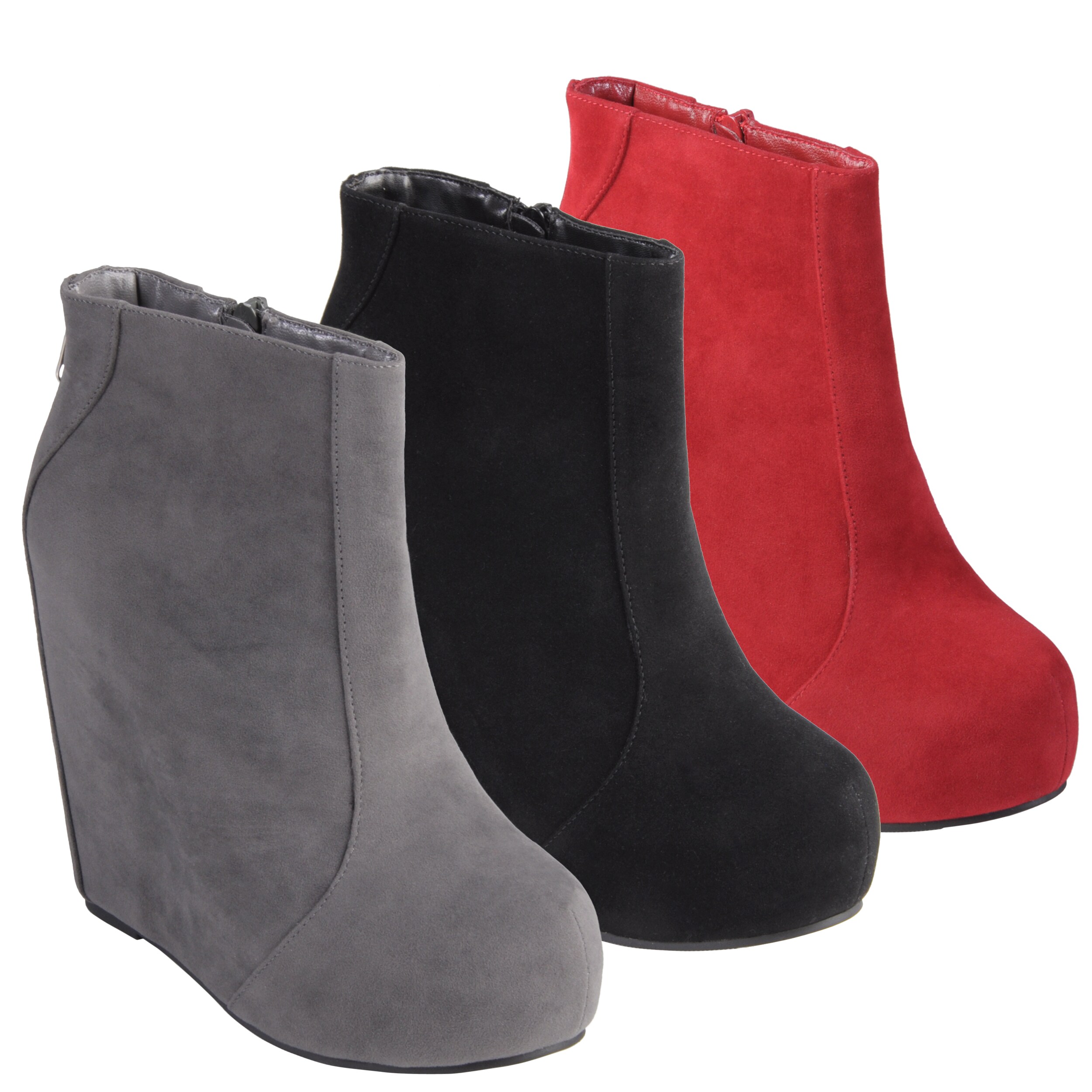 Hailey Jeans Co. Women's 'Allea' Topstitched Round Toe Booties