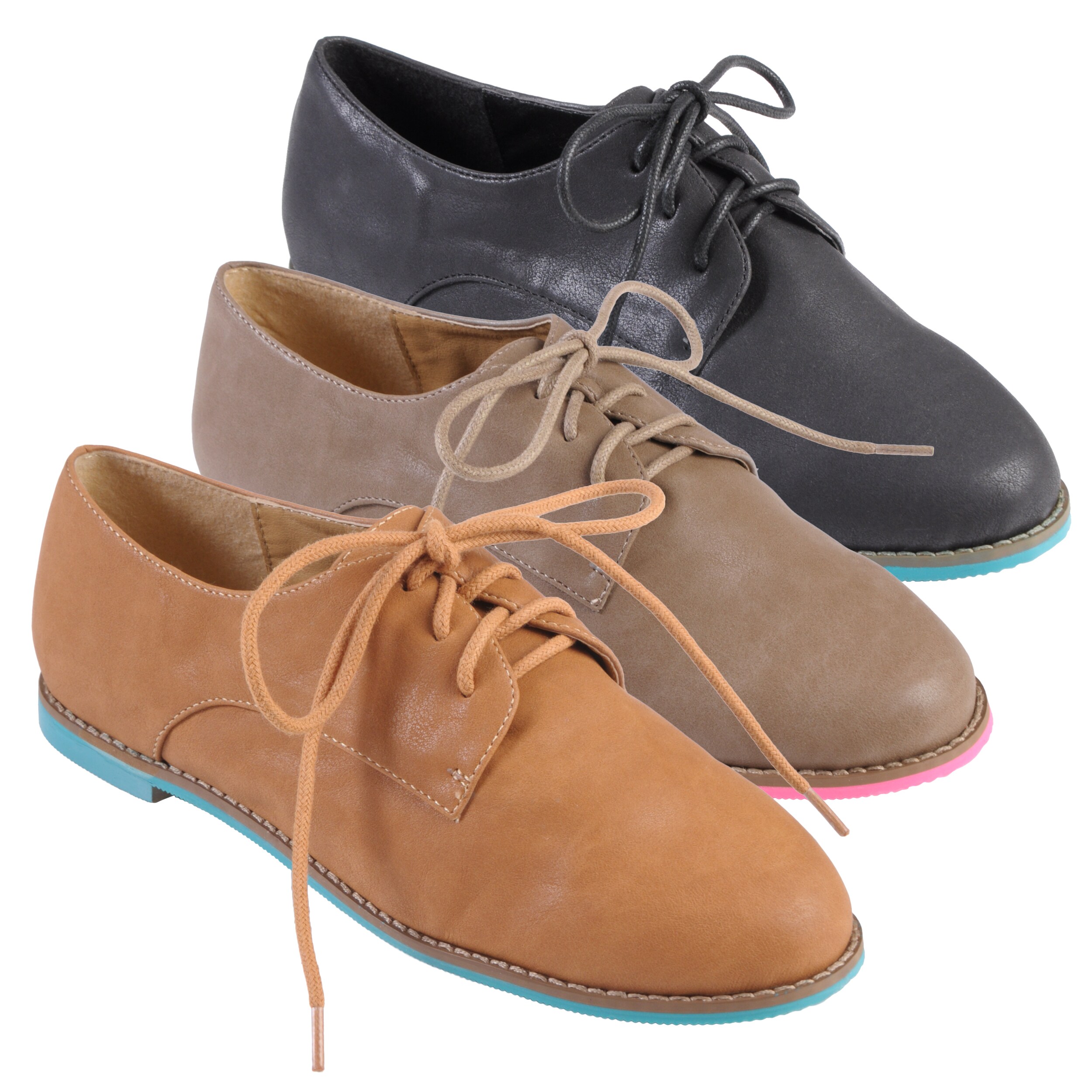 Hailey Jeans Co. Women's 'Riverside' Round Toe Lace-up Oxfords