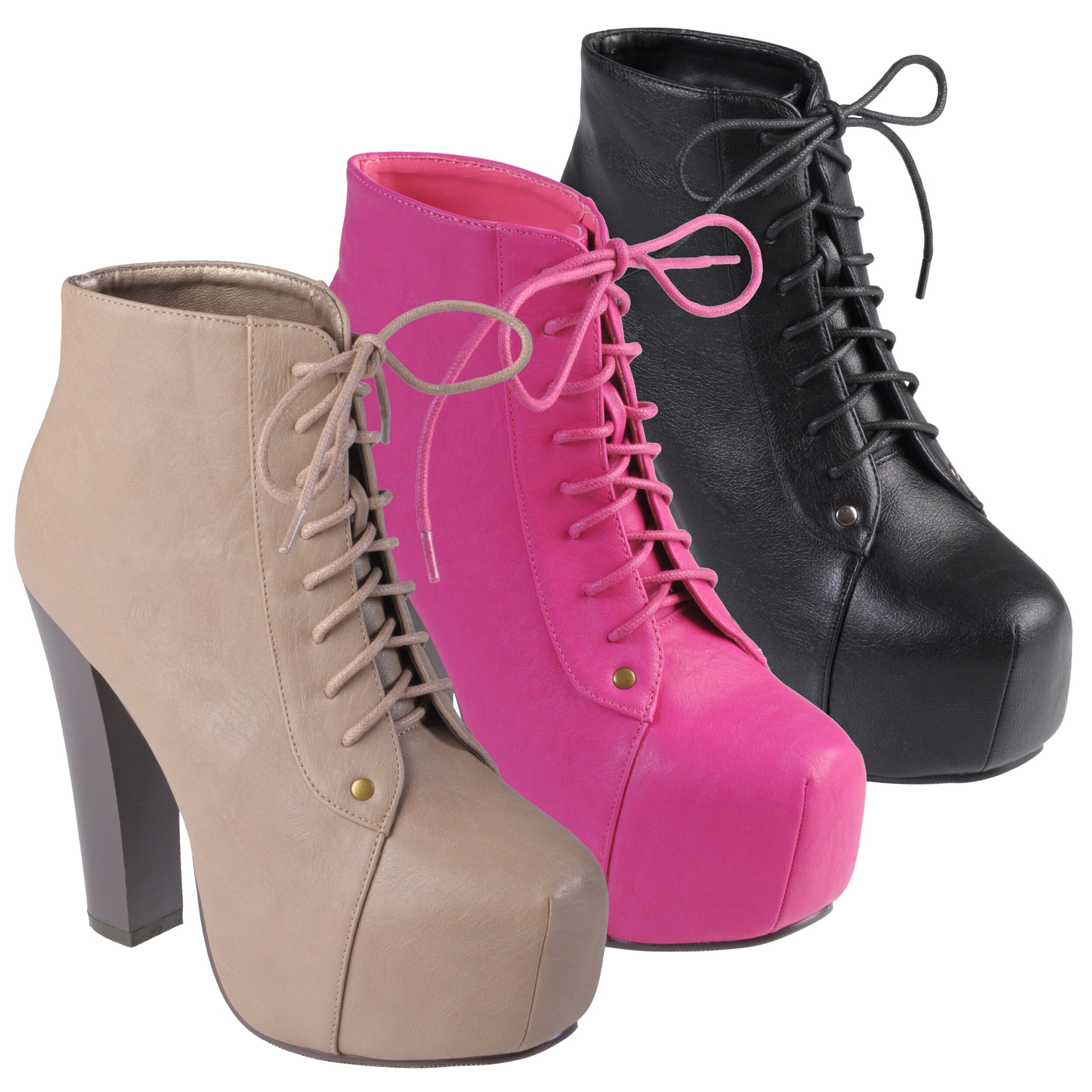 Hailey Jeans Co. Women's 'Sophie' Lace-up High Heel Bootie