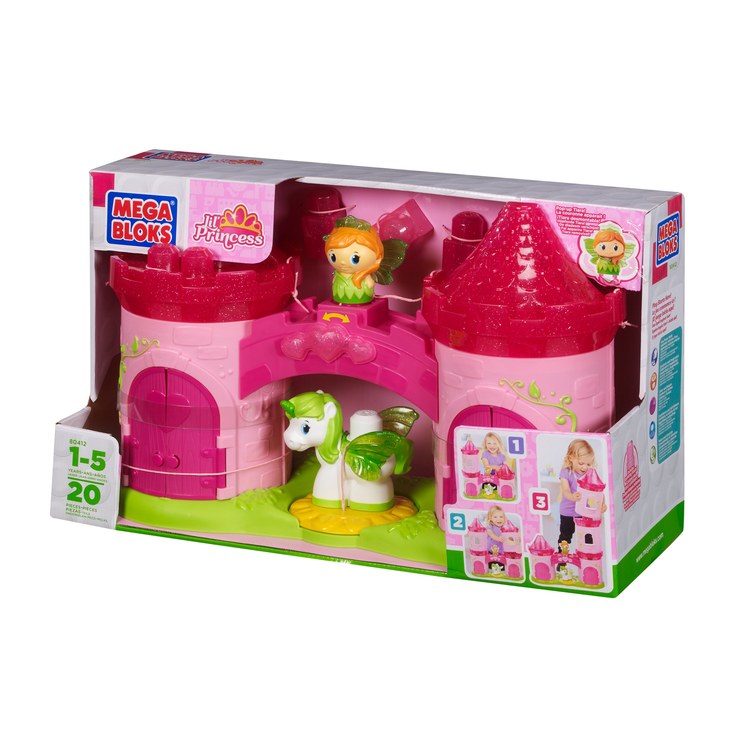 Mega Bloks Lil' Princess 3-Story Enchanted Castle Playset