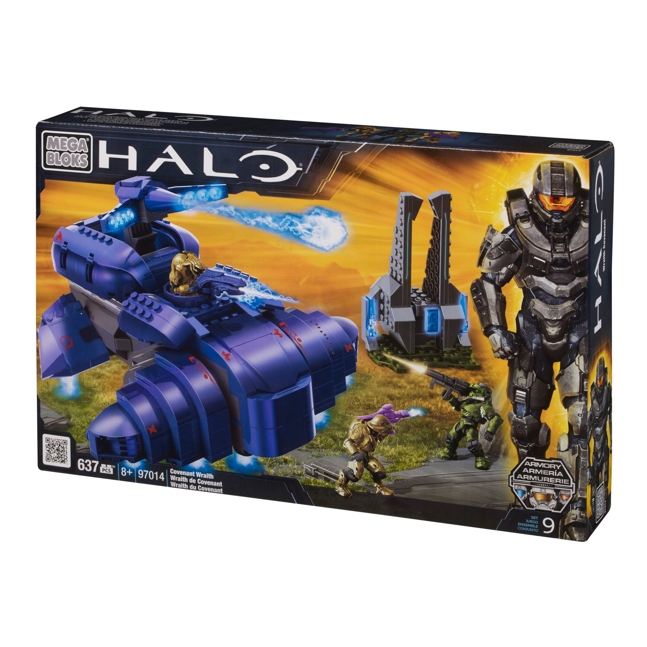 Mega Bloks Halo Covenant Wraith Playset