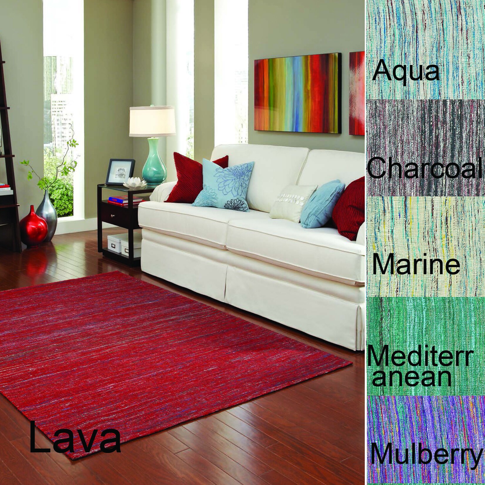 Hand-woven Olmstead Silk Rug (9'3 x 13')