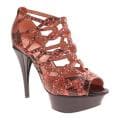 Women's BCBGeneration Giada Coral/Black Gloss Patent